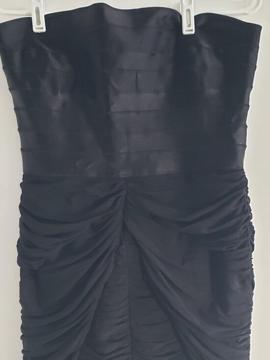 bebe Dresses & Skirts - Bebe- Black Bandage Mini Dress, Size Large